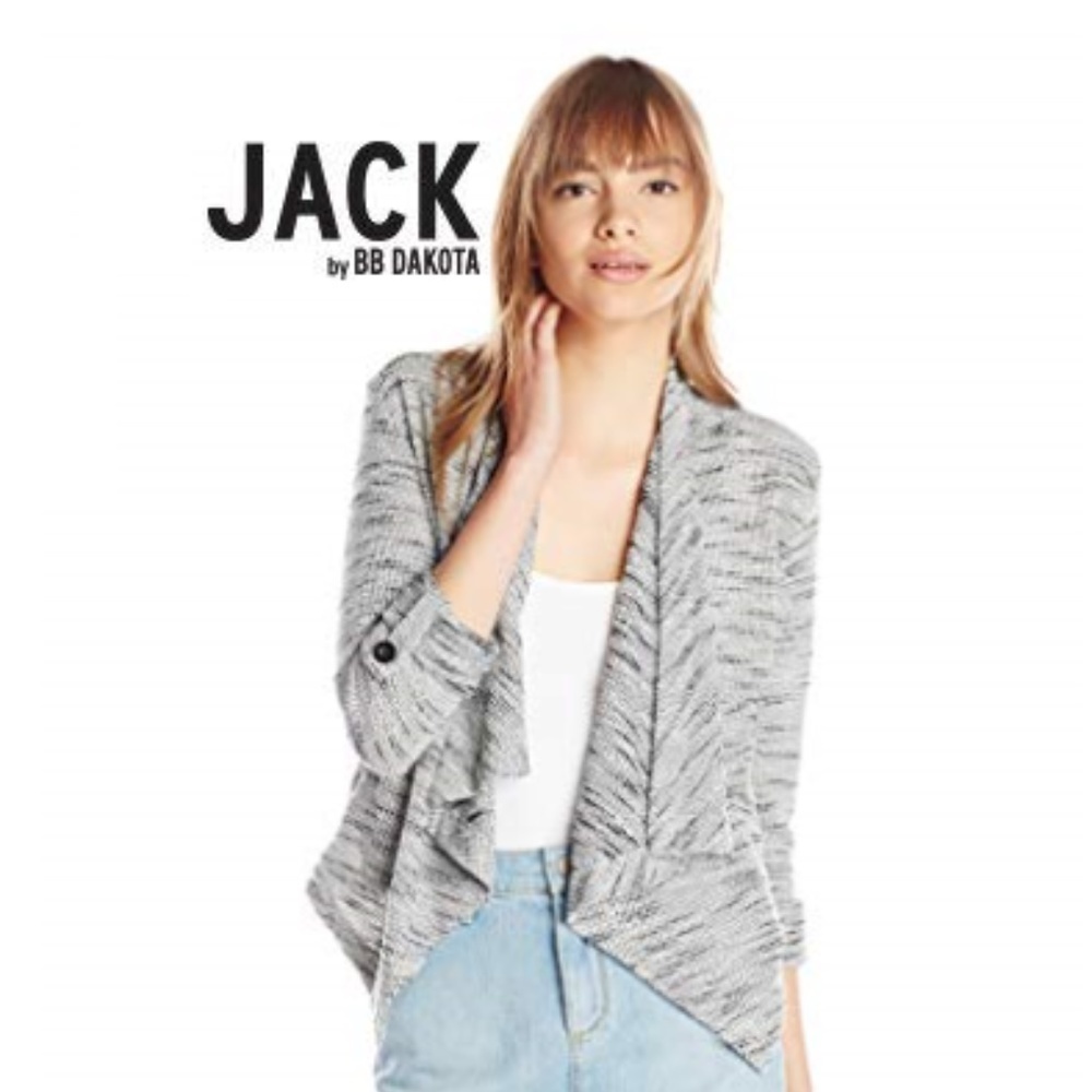 Jack Open Front Drape Neck Cardigan Large - Picture 10 of 10